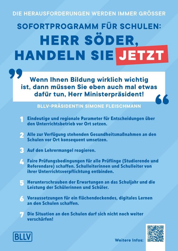 Herr Söder, handeln Sie JETZT